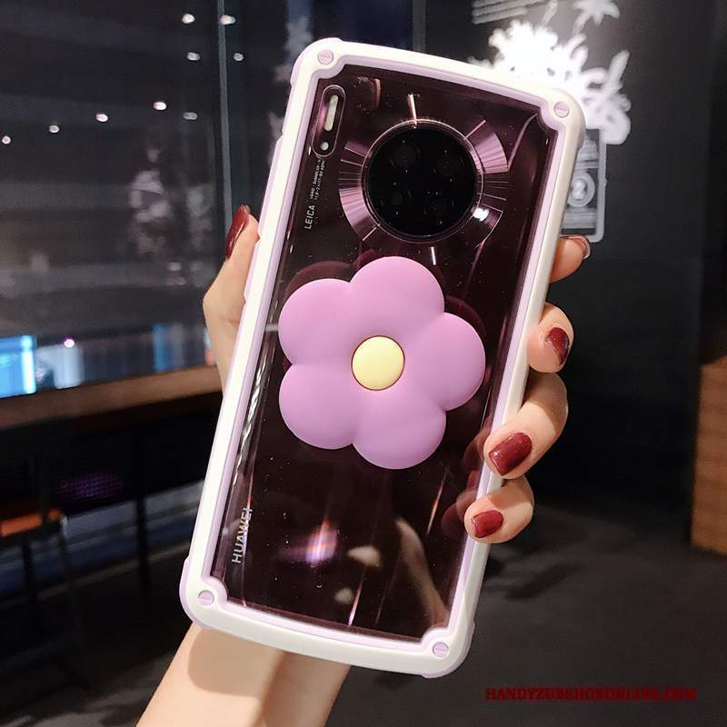 Custodia Huawei Mate 30 Pro Sole Fiori, Cover Huawei Mate 30 Pro Difficile Semplici