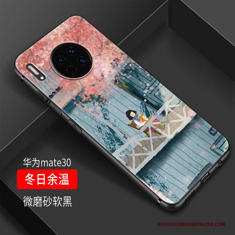 Custodia Huawei Mate 30 Protezione Macchiati Fresco, Cover Huawei Mate 30 Cartone Animato Tutto Incluso Ornamenti Appesi