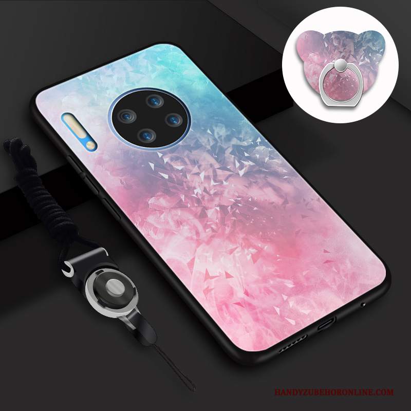 Custodia Huawei Mate 30 Silicone Anti-caduta Pellicola Protettiva, Cover Huawei Mate 30 Telefono Tempra