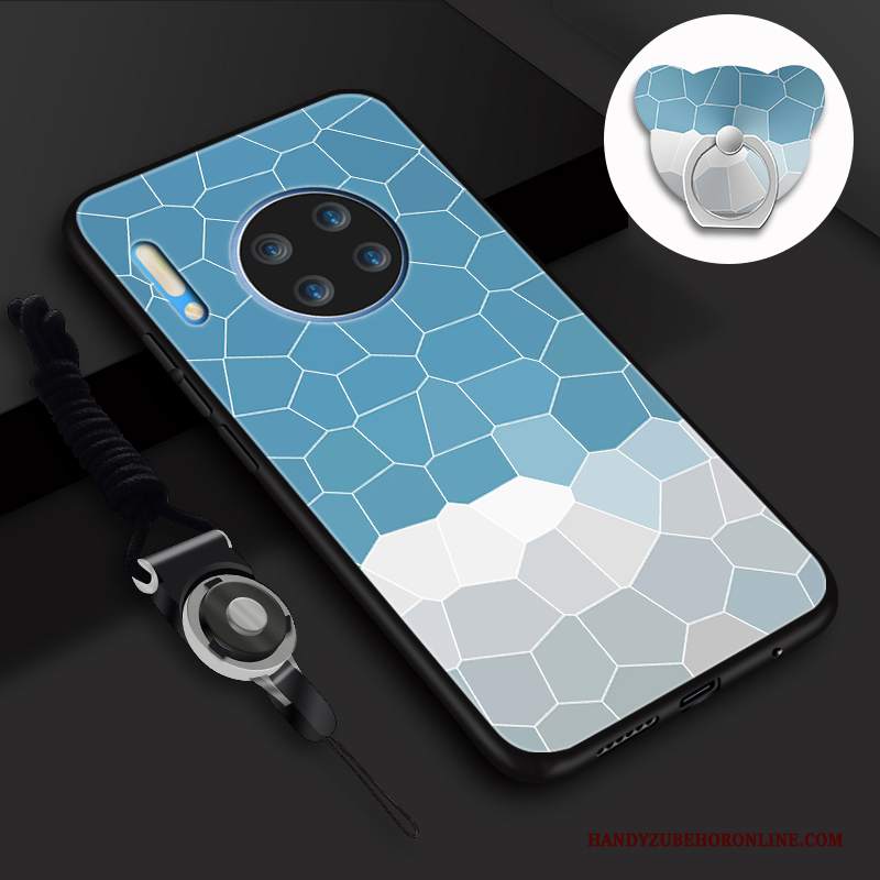 Custodia Huawei Mate 30 Silicone Anti-caduta Pellicola Protettiva, Cover Huawei Mate 30 Telefono Tempra