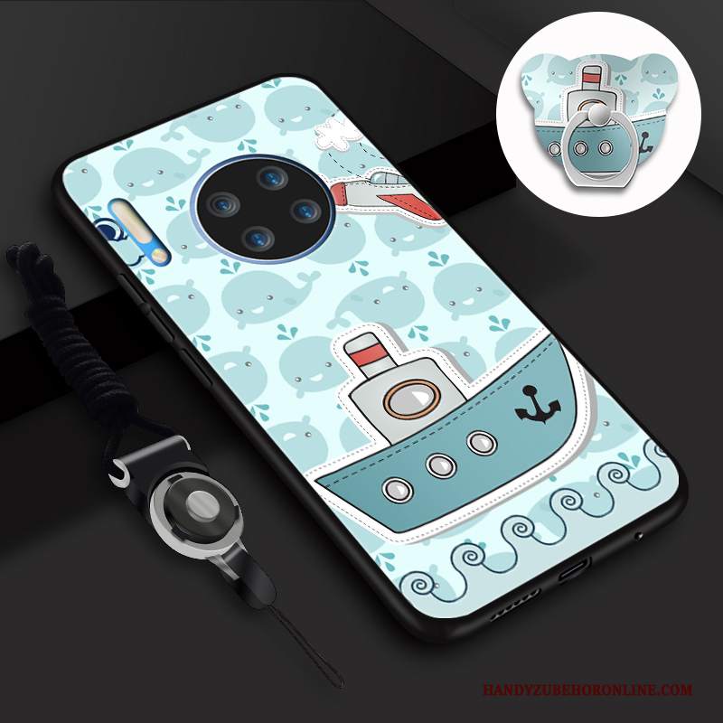 Custodia Huawei Mate 30 Silicone Anti-caduta Pellicola Protettiva, Cover Huawei Mate 30 Telefono Tempra