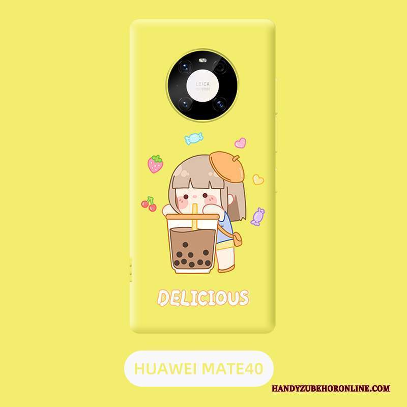 Custodia Huawei Mate 40 Cartone Animato Sottile Tendenza, Cover Huawei Mate 40 Silicone Net Redtelefono