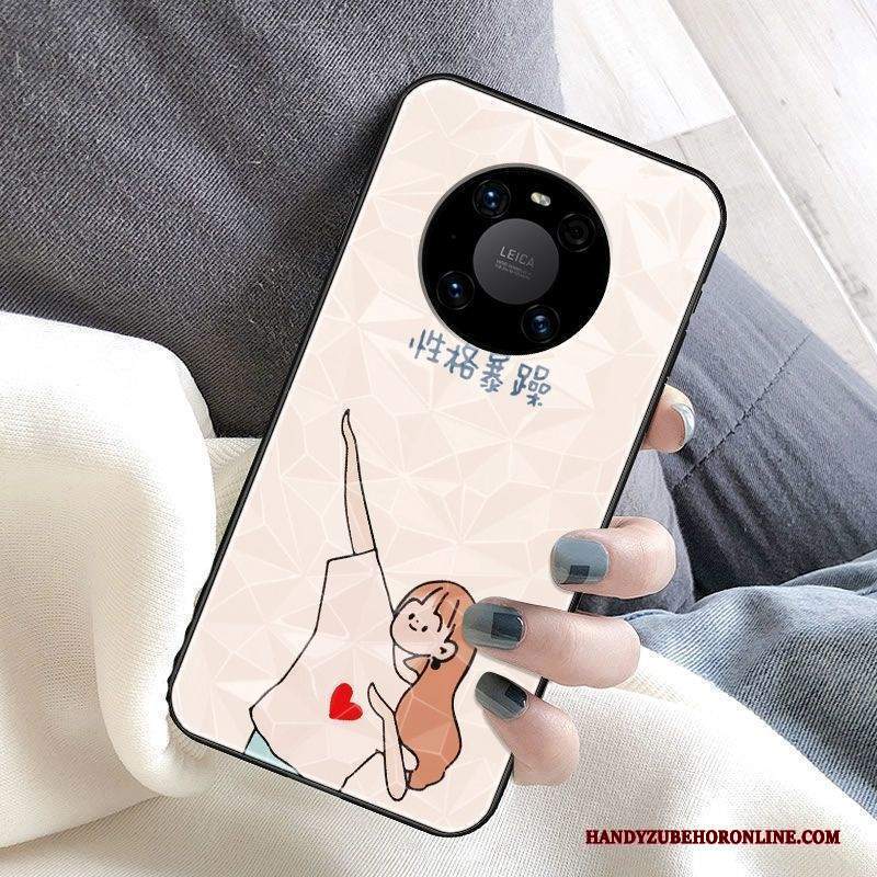 Custodia Huawei Mate 40 Piccola Anti-caduta, Cover Huawei Mate 40 Rosatelefono