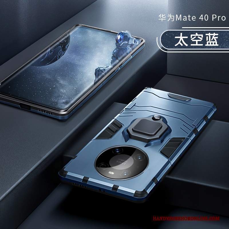 Custodia Huawei Mate 40 Pro Creativo Anti-caduta Blu, Cover Huawei Mate 40 Pro Protezione Telefono Supporto