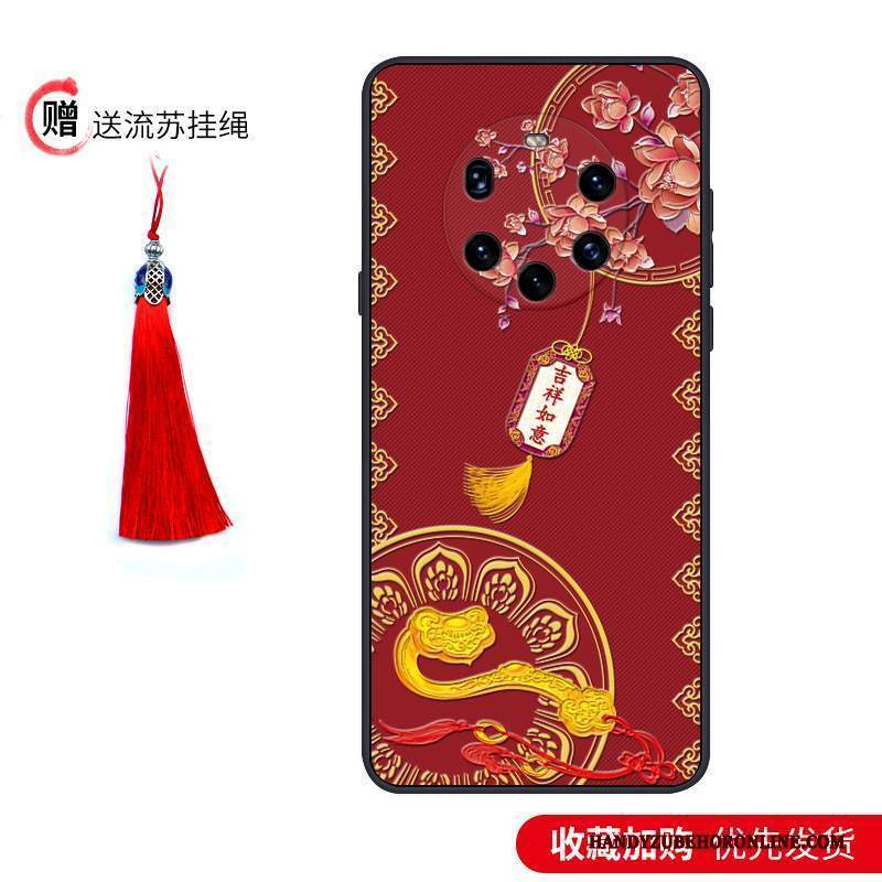 Custodia Huawei Mate 40 Pro+ Creativo Stile Cinese Tendenza, Cover Huawei Mate 40 Pro+ Protezione Anti-cadutatelefono