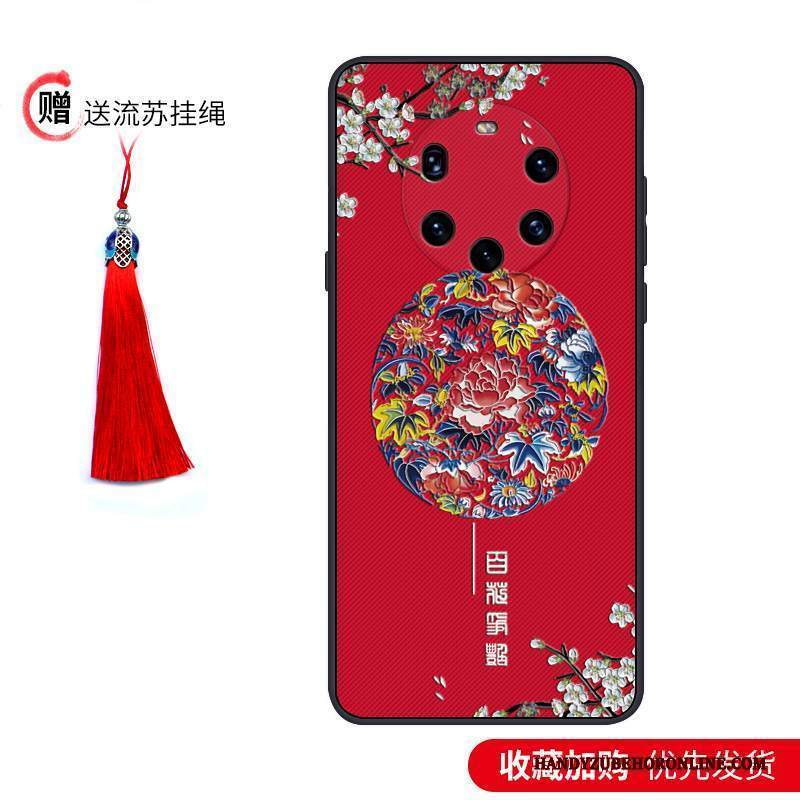 Custodia Huawei Mate 40 Pro+ Creativo Stile Cinese Tendenza, Cover Huawei Mate 40 Pro+ Protezione Anti-cadutatelefono