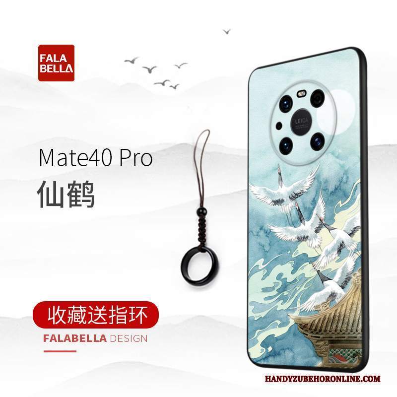 Custodia Huawei Mate 40 Pro Creativo Telefono Di Personalità, Cover Huawei Mate 40 Pro Silicone High End Stile Cinese