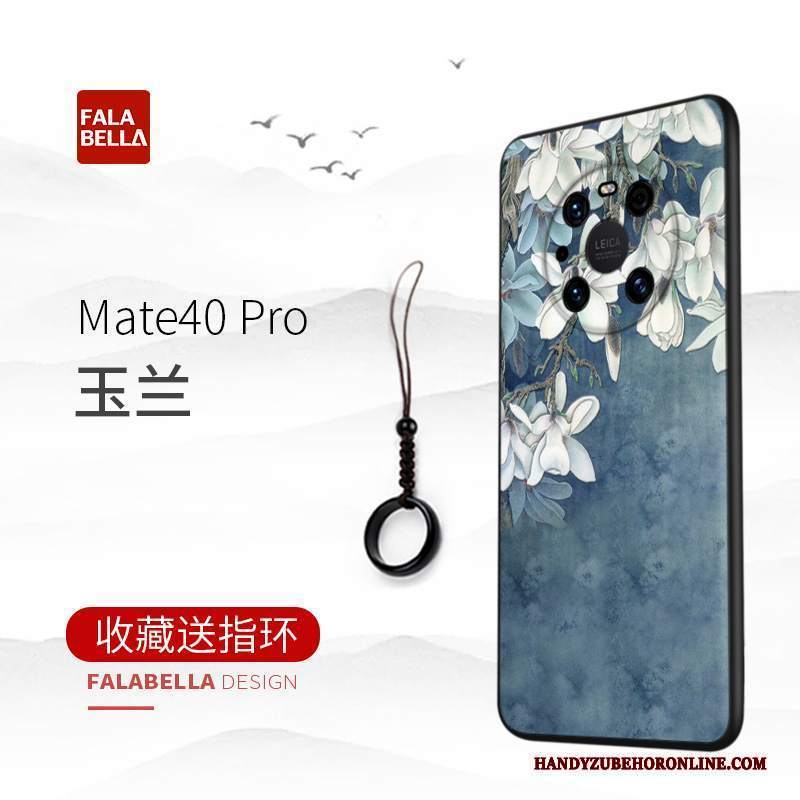 Custodia Huawei Mate 40 Pro Creativo Telefono Di Personalità, Cover Huawei Mate 40 Pro Silicone High End Stile Cinese