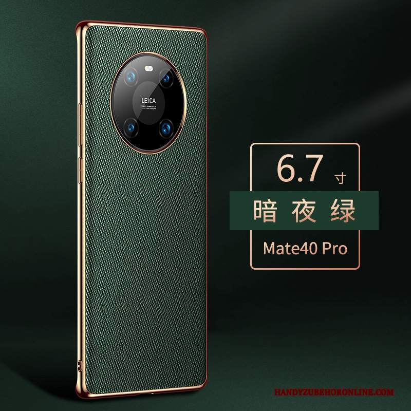 Custodia Huawei Mate 40 Pro Pelle Anti-caduta Porpora, Cover Huawei Mate 40 Pro Protezione Tutto Inclusotelefono