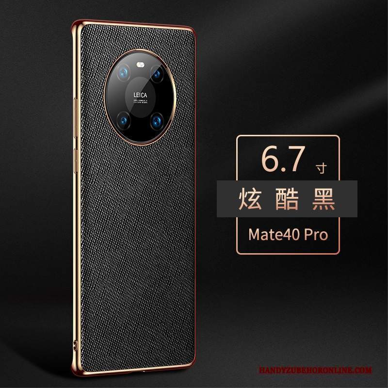 Custodia Huawei Mate 40 Pro Pelle Anti-caduta Porpora, Cover Huawei Mate 40 Pro Protezione Tutto Inclusotelefono