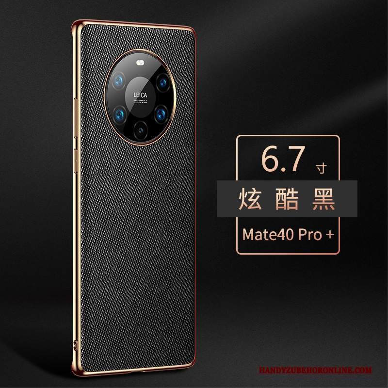 Custodia Huawei Mate 40 Pro+ Pelle High Endtelefono, Cover Huawei Mate 40 Pro+ Protezione Porpora Anti-caduta