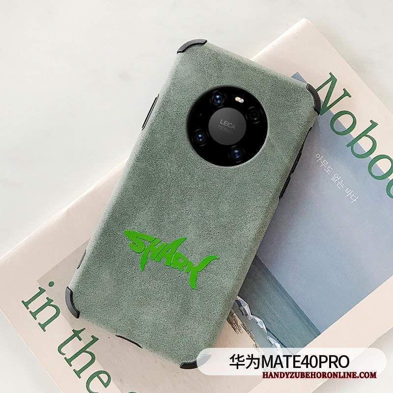 Custodia Huawei Mate 40 Pro Pelle Sottile Anti-caduta, Cover Huawei Mate 40 Pro Goffratura Di Personalità Morbido