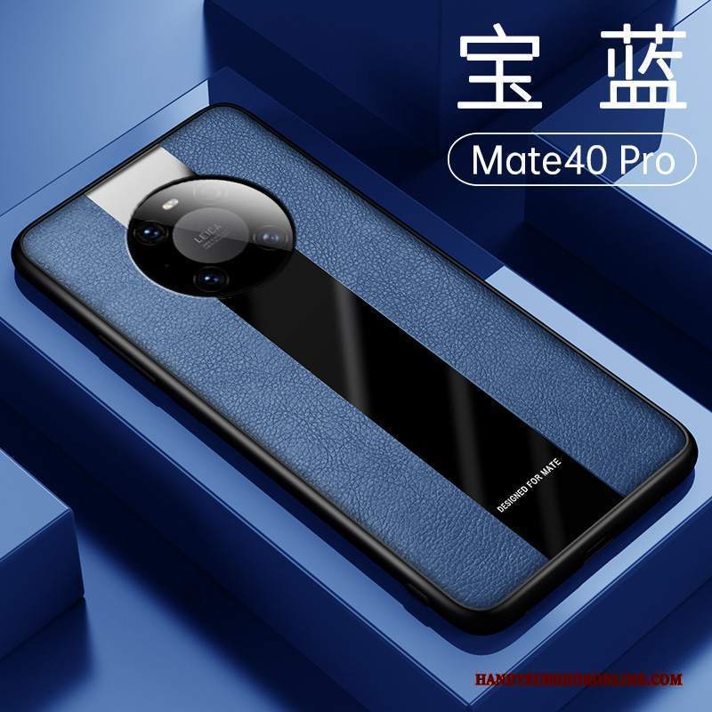 Custodia Huawei Mate 40 Pro Protezione Nuovo Di Personalità, Cover Huawei Mate 40 Pro Pelle Semplici Anti-caduta