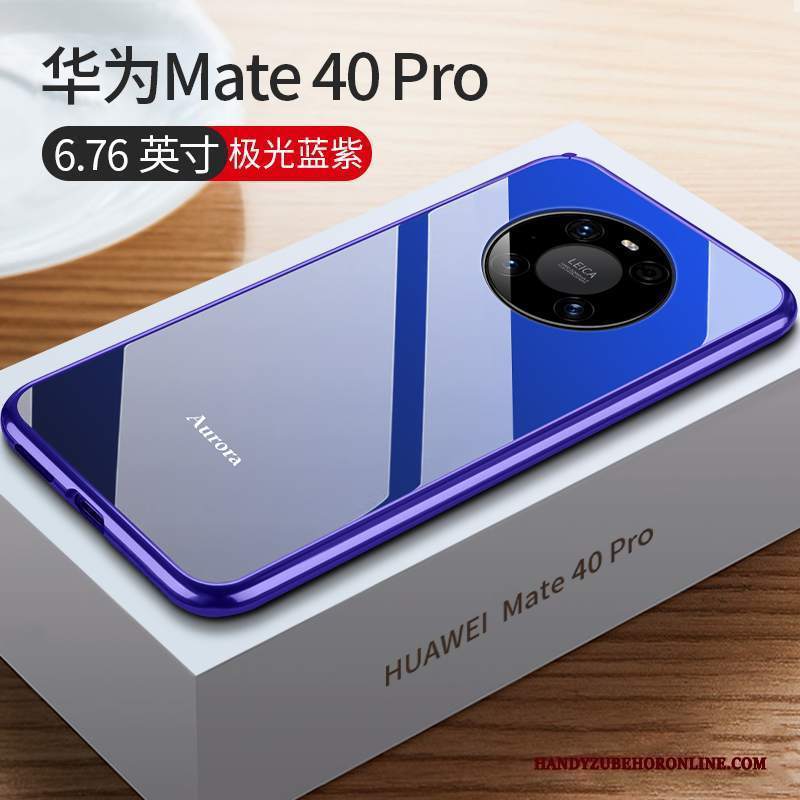 Custodia Huawei Mate 40 Pro Protezione Sottile Nuovo, Cover Huawei Mate 40 Pro Metallotelefono