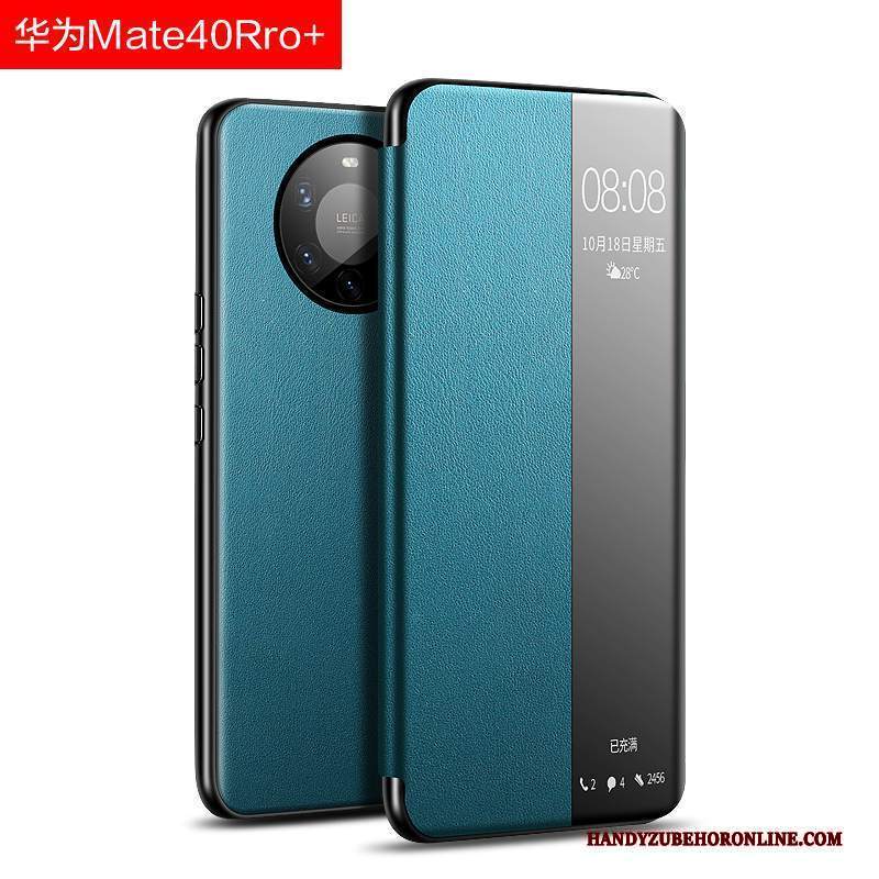 Custodia Huawei Mate 40 Pro+ Silicone Anti-caduta Sottile, Cover Huawei Mate 40 Pro+ Pelle Porpora High End