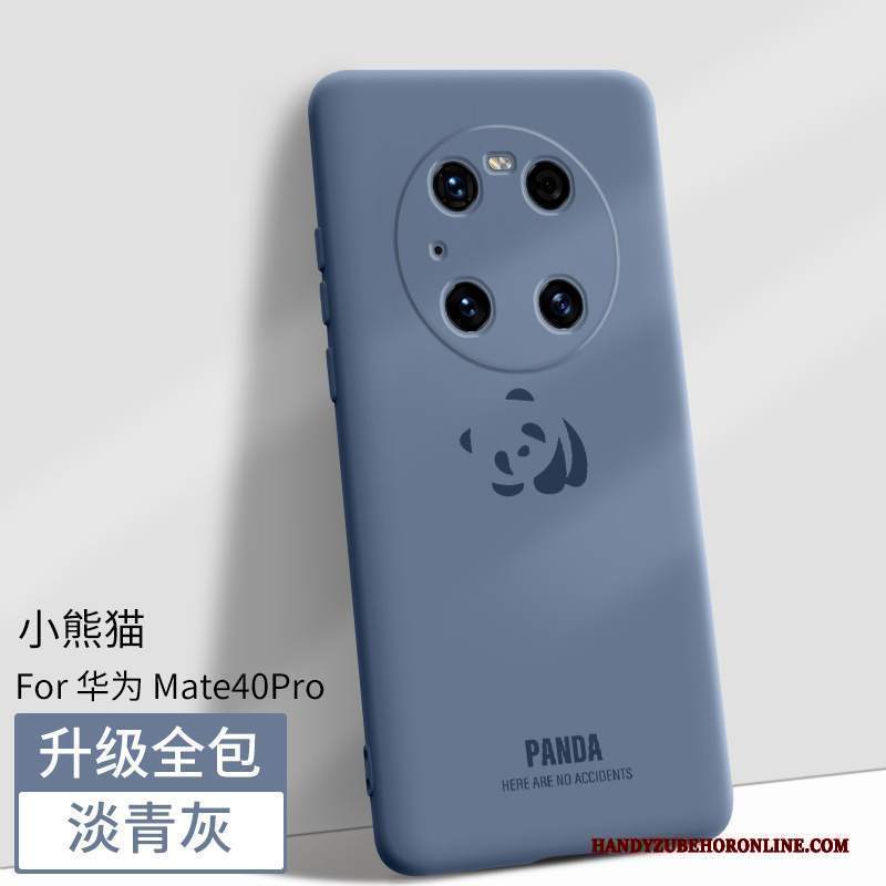 Custodia Huawei Mate 40 Pro Silicone Telefono Nuovo, Cover Huawei Mate 40 Pro Protezione Anti-caduta Blu