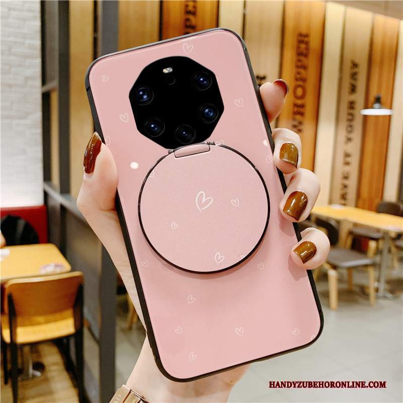 Custodia Huawei Mate 40 Rs Moda Amare Specchio, Cover Huawei Mate 40 Rs Protezione Fresco Tutto Incluso