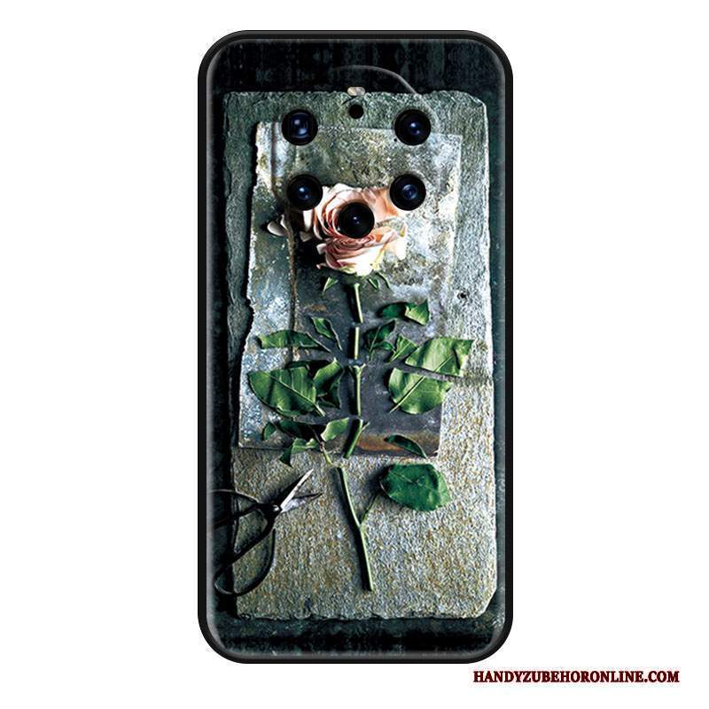 Custodia Huawei Mate 40 Rs Silicone Fresco Arte, Cover Huawei Mate 40 Rs Protezione Lusso Macchiati