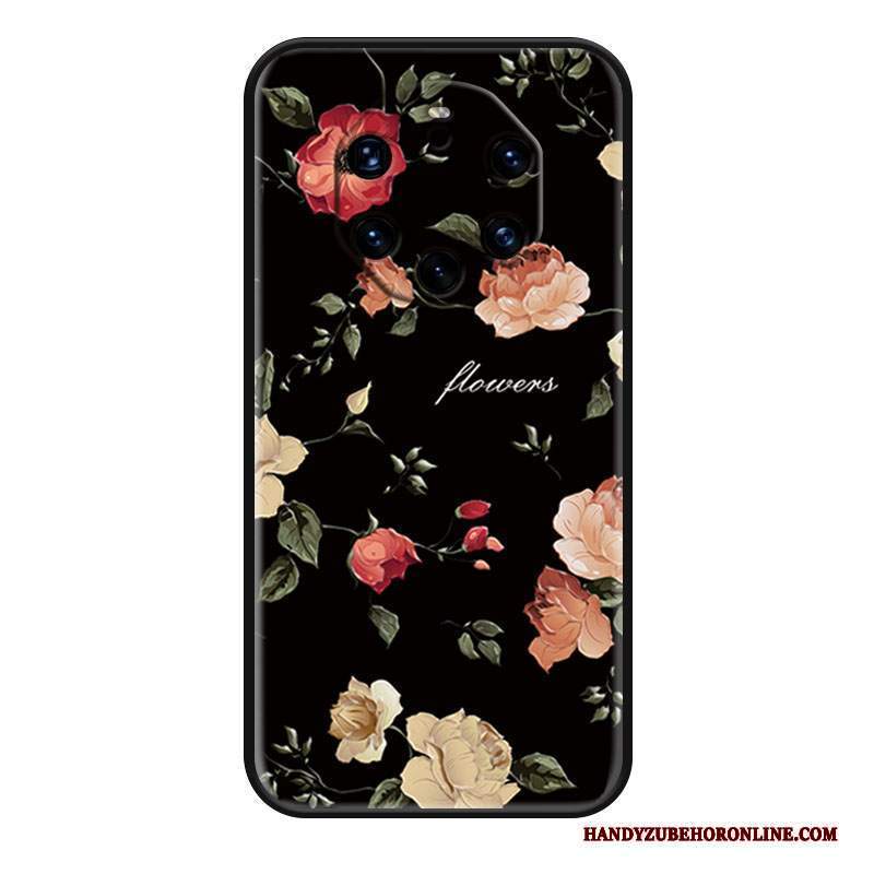 Custodia Huawei Mate 40 Rs Silicone Fresco Arte, Cover Huawei Mate 40 Rs Protezione Lusso Macchiati