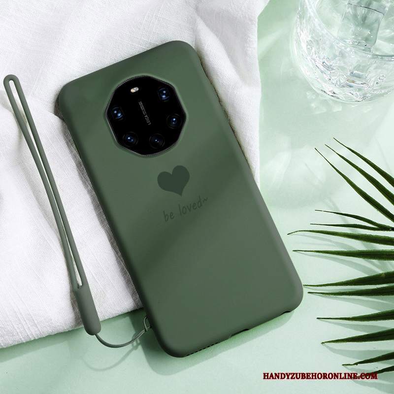 Custodia Huawei Mate 40 Rs Silicone Grigio Nuovo, Cover Huawei Mate 40 Rs Telefono Amare