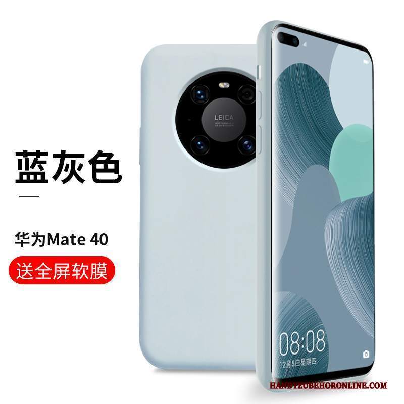 Custodia Huawei Mate 40 Silicone Amanti Di Personalità, Cover Huawei Mate 40 Protezione Anti-caduta Bianco