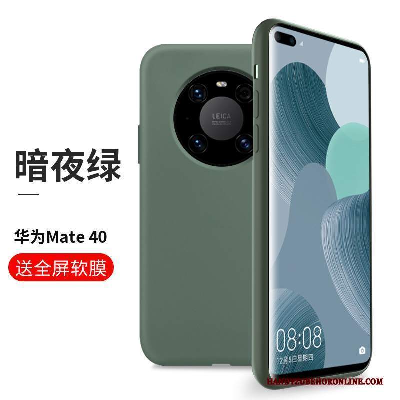 Custodia Huawei Mate 40 Silicone Amanti Di Personalità, Cover Huawei Mate 40 Protezione Anti-caduta Bianco