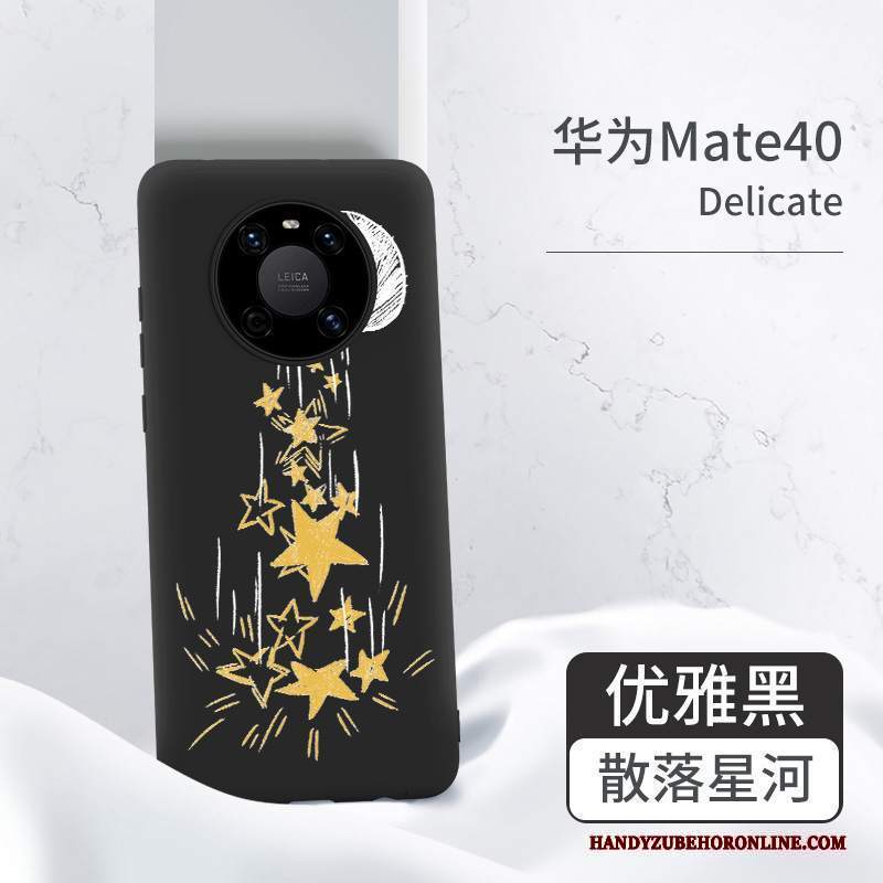 Custodia Huawei Mate 40 Silicone Anti-caduta Nuovo, Cover Huawei Mate 40 Nerotelefono