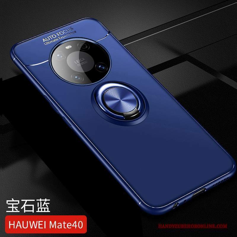 Custodia Huawei Mate 40 Silicone Marchio Di Tendenza Ring, Cover Huawei Mate 40 Protezione Tutto Inclusotelefono