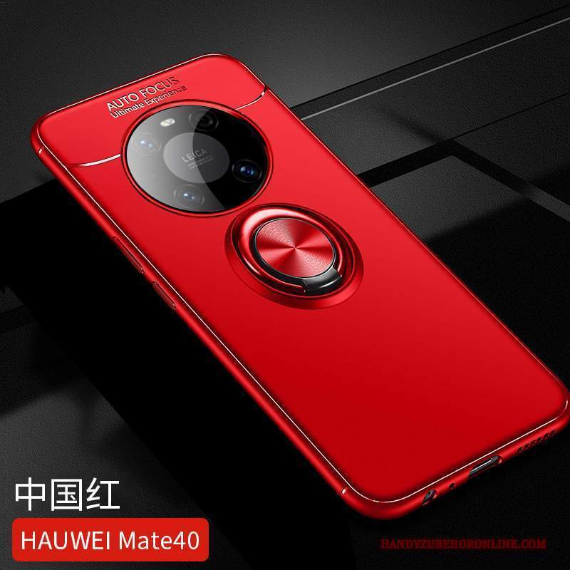 Custodia Huawei Mate 40 Silicone Marchio Di Tendenza Ring, Cover Huawei Mate 40 Protezione Tutto Inclusotelefono