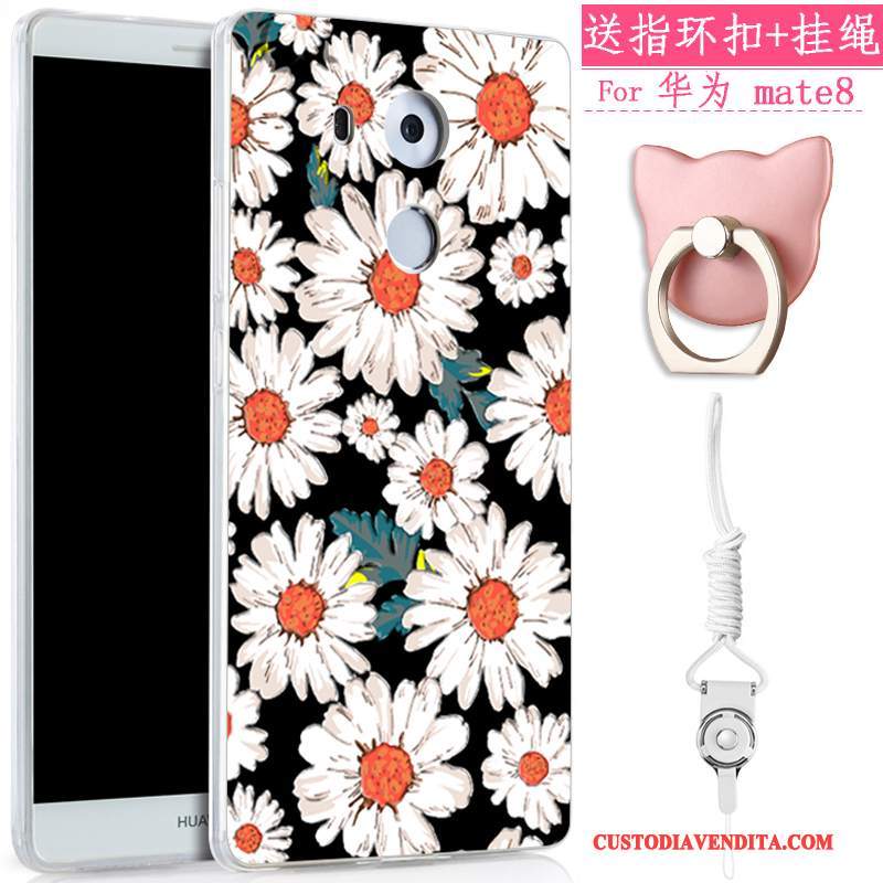 Custodia Huawei Mate 8 Creativo Ornamenti Appesi Di Personalità, Cover Huawei Mate 8 Cartone Animato Telefono Macchiati