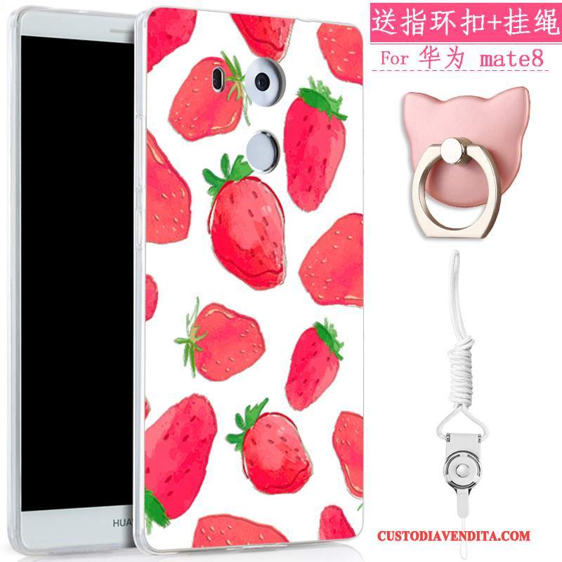 Custodia Huawei Mate 8 Creativo Ornamenti Appesi Di Personalità, Cover Huawei Mate 8 Cartone Animato Telefono Macchiati