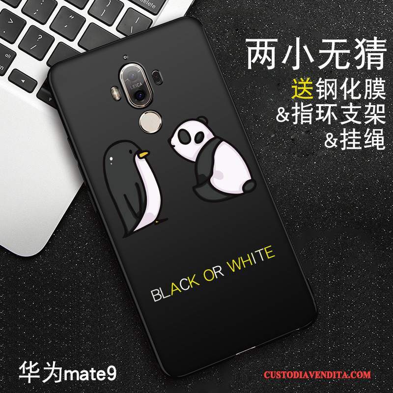 Custodia Huawei Mate 8 Goffratura Macchiatitelefono, Cover Huawei Mate 8 Cartone Animato Ornamenti Appesi Morbido