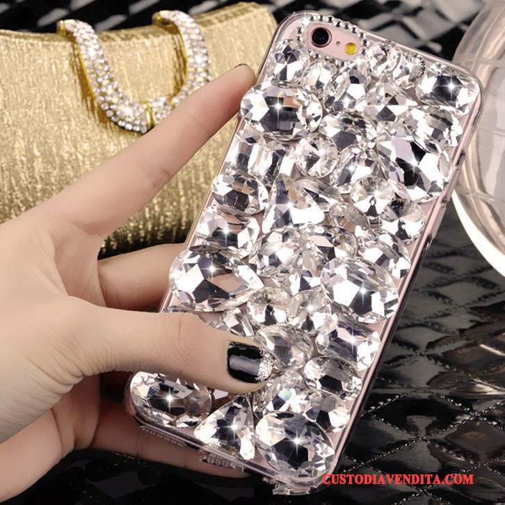 Custodia Huawei Mate 8 Protezione Lusso Trasparente, Cover Huawei Mate 8 Cartone Animato Tendenza Con Strass