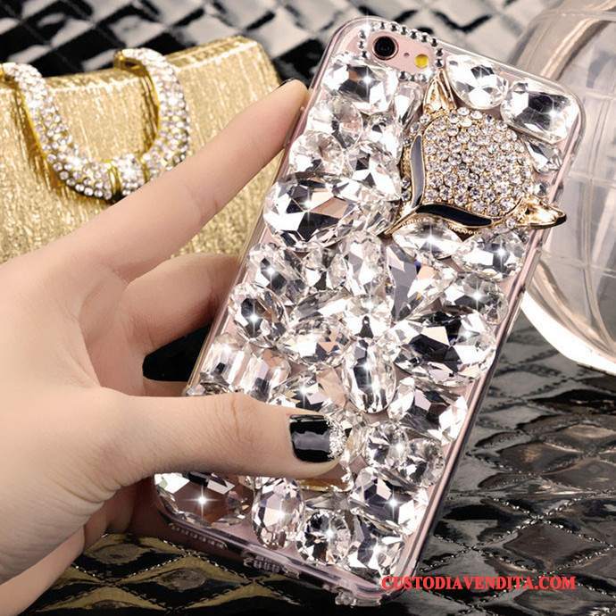 Custodia Huawei Mate 8 Protezione Lusso Trasparente, Cover Huawei Mate 8 Cartone Animato Tendenza Con Strass