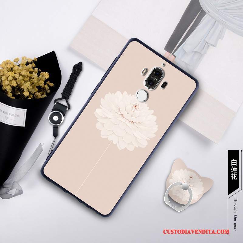 Custodia Huawei Mate 9 Colore Ornamenti Appesi Tempra, Cover Huawei Mate 9 Silicone Pellicola Protettiva Morbido