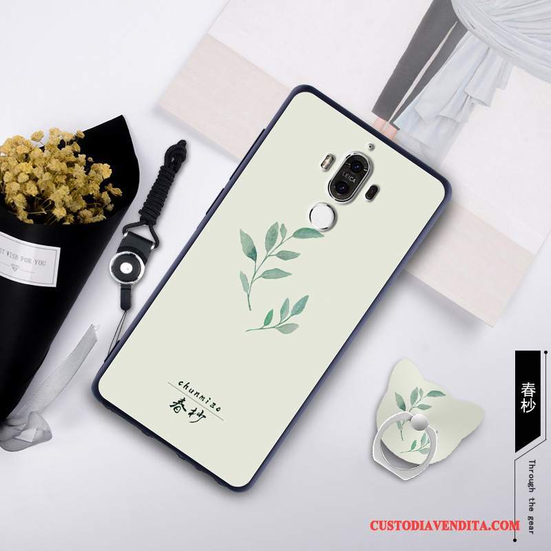 Custodia Huawei Mate 9 Colore Ornamenti Appesi Tempra, Cover Huawei Mate 9 Silicone Pellicola Protettiva Morbido