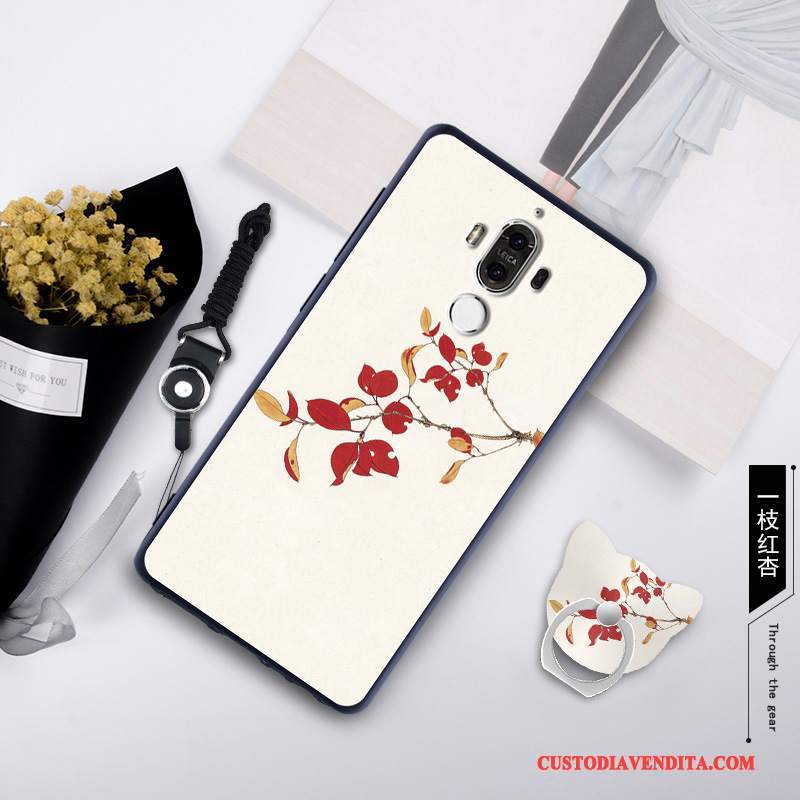 Custodia Huawei Mate 9 Colore Ornamenti Appesi Tempra, Cover Huawei Mate 9 Silicone Pellicola Protettiva Morbido