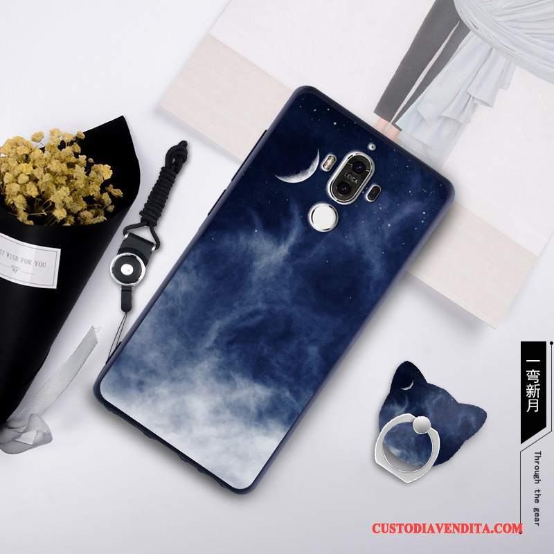 Custodia Huawei Mate 9 Colore Ornamenti Appesi Tempra, Cover Huawei Mate 9 Silicone Pellicola Protettiva Morbido