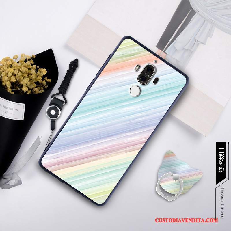 Custodia Huawei Mate 9 Colore Ornamenti Appesi Tempra, Cover Huawei Mate 9 Silicone Pellicola Protettiva Morbido