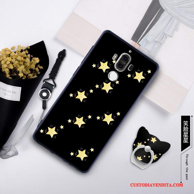 Custodia Huawei Mate 9 Colore Ornamenti Appesi Tempra, Cover Huawei Mate 9 Silicone Pellicola Protettiva Morbido