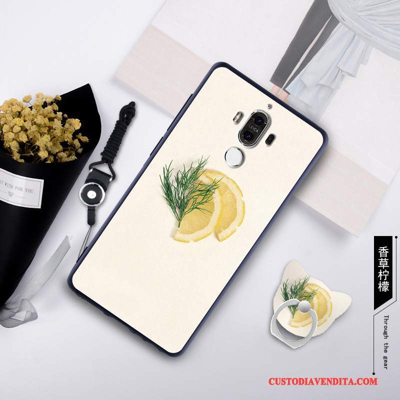 Custodia Huawei Mate 9 Colore Ornamenti Appesi Tempra, Cover Huawei Mate 9 Silicone Pellicola Protettiva Morbido