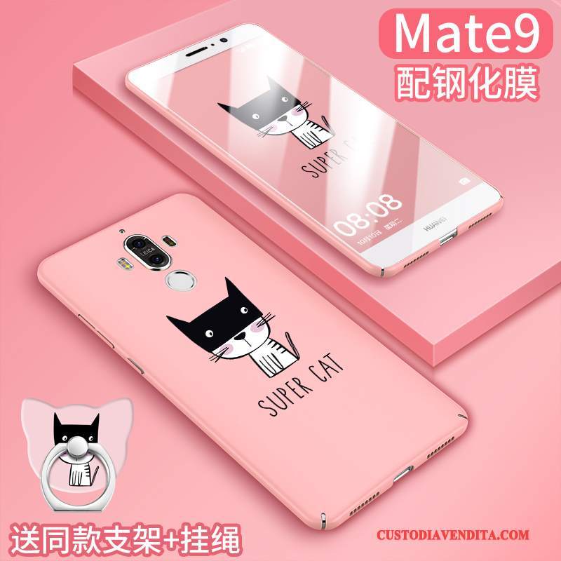 Custodia Huawei Mate 9 Creativo Di Personalità Tutto Incluso, Cover Huawei Mate 9 Silicone Rosa Anti-caduta