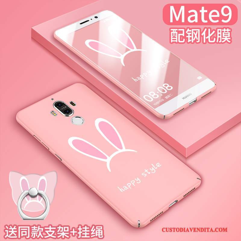 Custodia Huawei Mate 9 Creativo Di Personalità Tutto Incluso, Cover Huawei Mate 9 Silicone Rosa Anti-caduta