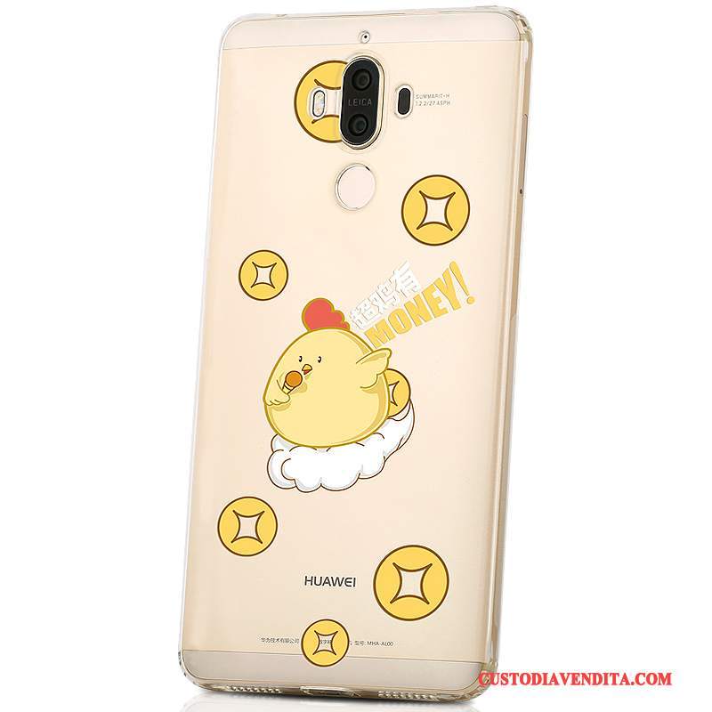 Custodia Huawei Mate 9 Creativo Di Personalitàtelefono, Cover Huawei Mate 9 Cartone Animato Tendenza Giallo