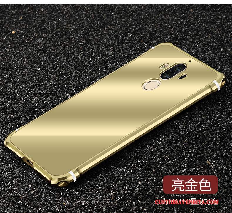 Custodia Huawei Mate 9 Creativo Metallo Blu, Cover Huawei Mate 9 Protezione Tutto Inclusotelefono