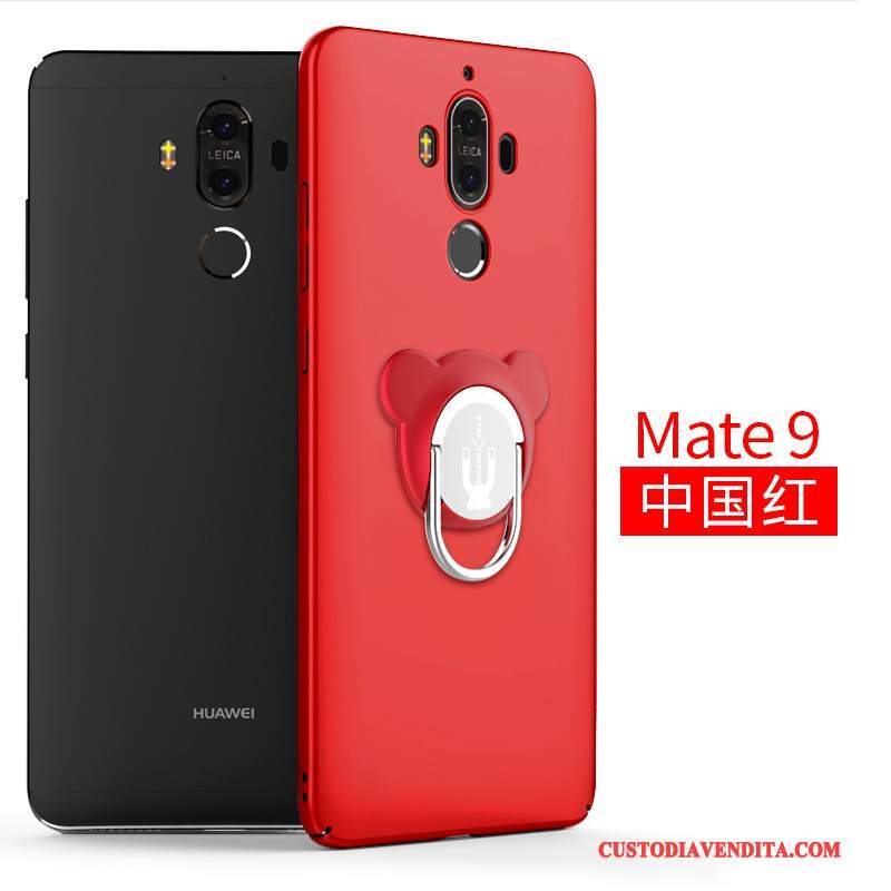 Custodia Huawei Mate 9 Creativo Rosso Di Personalità, Cover Huawei Mate 9 Telefono Magnetico