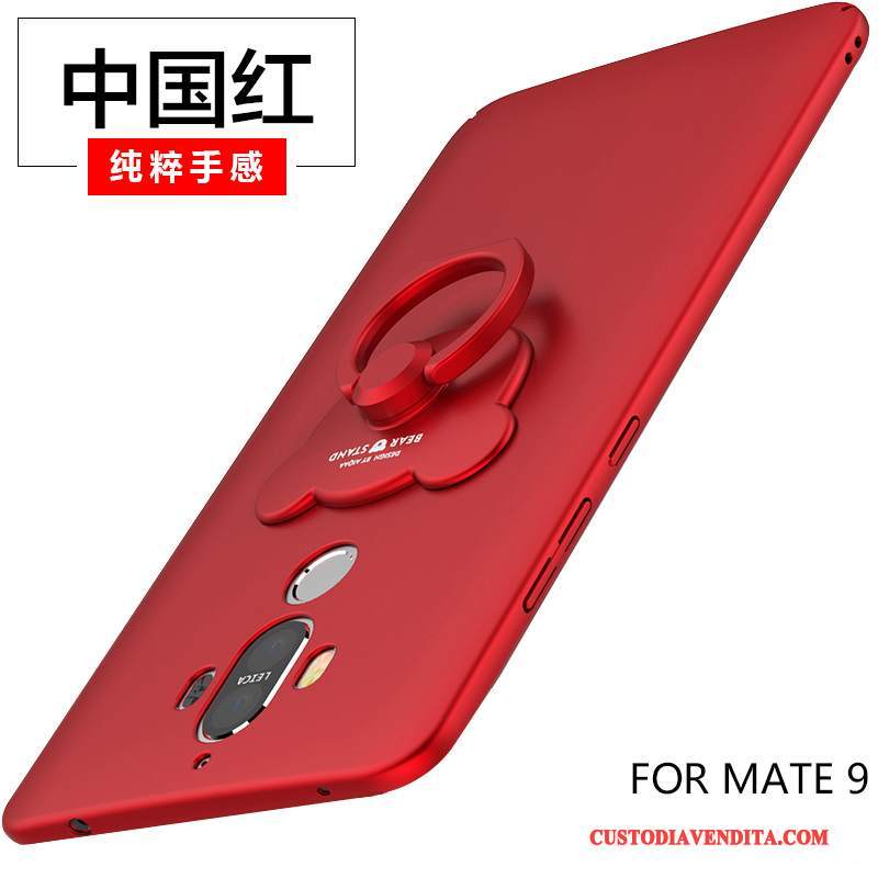 Custodia Huawei Mate 9 Creativo Rosso Di Personalità, Cover Huawei Mate 9 Telefono Magnetico