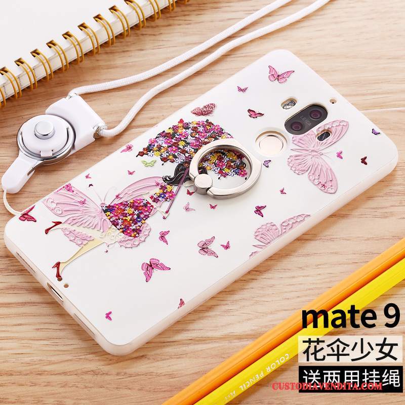 Custodia Huawei Mate 9 Creativo Telefono Blu, Cover Huawei Mate 9 Silicone Tutto Incluso Di Personalità