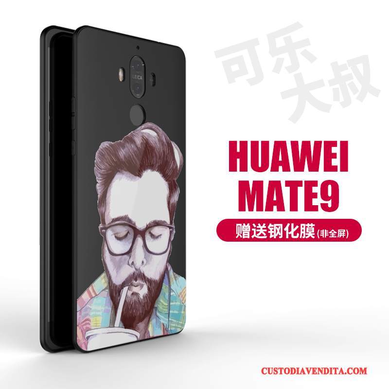 Custodia Huawei Mate 9 Creativo Telefono Morbido, Cover Huawei Mate 9 Silicone Tendenza Anti-caduta