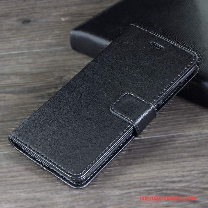 Custodia Huawei Mate 9 Folio Rossotelefono, Cover Huawei Mate 9 Pelle Ornamenti Appesi Anti-caduta